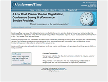 Tablet Screenshot of conferencetime.com